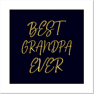 Best grandpa ever Posters and Art